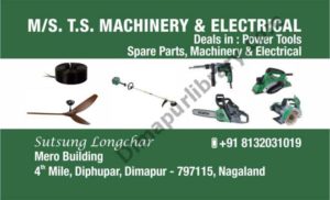 TS Machinary & Electricals card