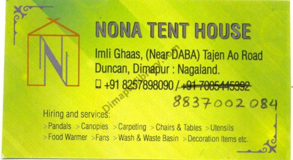 None Tent House