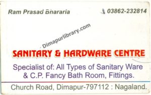 Sanitary & Hardware Centre Dimapur Sanitaryware CP fancy bath room fittings in dimapur