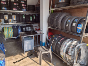 Fast Tyre shop Riverbelt colony Dimapur Nagaland Tyre repair puncture repair new tyre sale sell tyre shop store in dimapur (1)