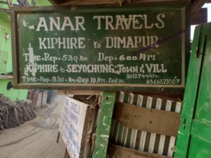 Anar Travels Kiphire daily transport service tata sumo serive from kiphire to dimapur Anar Counter kiphirer (1)